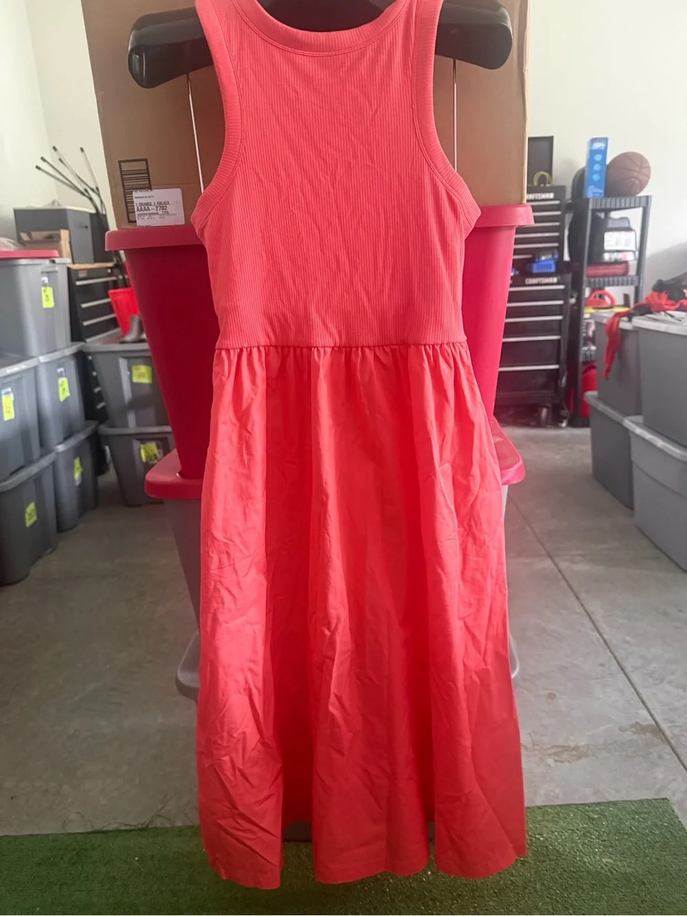 Coral large knee dress mp28